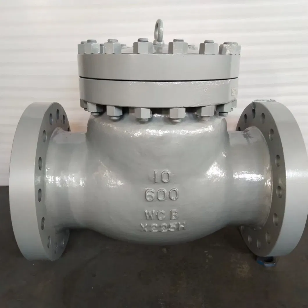 ANSI/JIS/DIN Cast Steel Wcb A216 Flanged Swing Check Valve/Non Return Valve