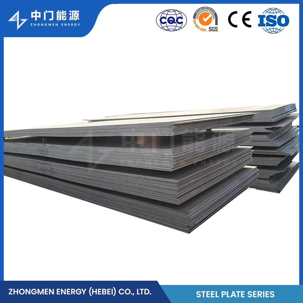 Zhongmen Energy Polished Stainless Plate China Carbon Steel Checker Sheet Manufacturing St12 DC03 DC02 DC01 DIN Material 4130 Low Alloy Structural Steel Plate