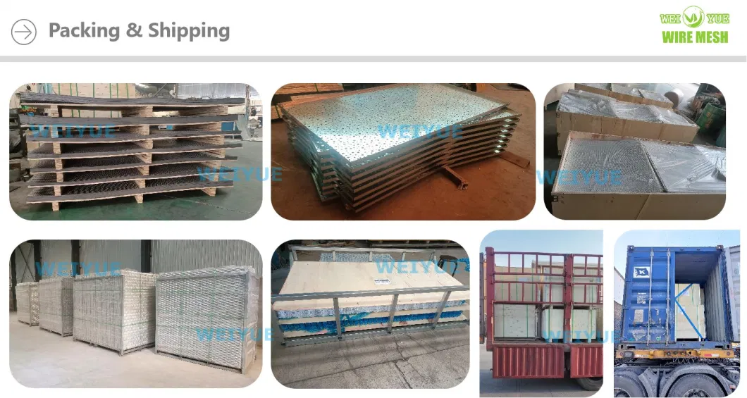 Architectural Decorative Stainless Steel Aluminum Perforated Expanded Mesh Metal Sheet for Fence/Wall Cladding/Ceiling Panels/Facade